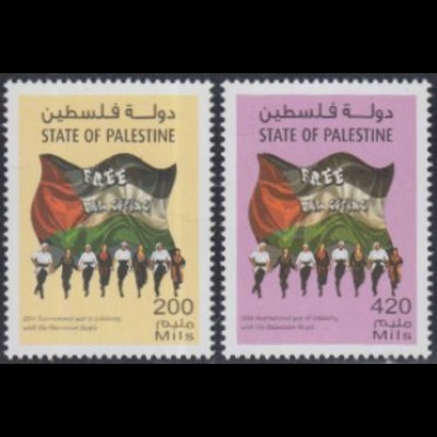 Palästina Mi.Nr. 325-26 Int.Solidarität mit Palästinensern (2 Werte)