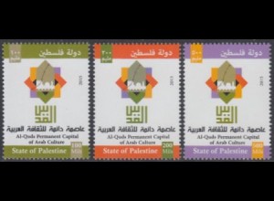 Palästina Mi.Nr. 336-38 Jerusalem ständ.Hauptstadt arabischer Kultur (3 Werte)