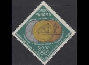Panama Mi.Nr. 787 Olympiade 1964 Tokio, Medaillengewinner, Springreiten (0,02)