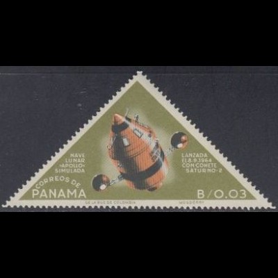 Panama Mi.Nr. 799 Weltraumforschung, Raumkapsel Apollo, Saturn-Rakete (0,03)