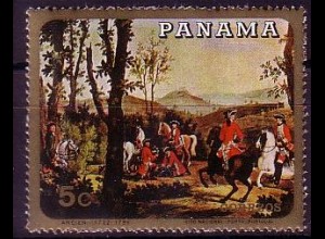 Panama Mi.Nr. 1112 Jagdgesellschaft v. Ancien, Gemälde (5)