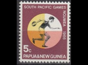 Papua Neuguinea Mi.Nr. 99 Südpazifische Sportspiele, Diskuswerfen (5)