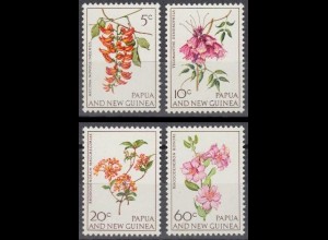 Papua Neuguinea Mi.Nr. 102-05 Blumen (4 Werte)