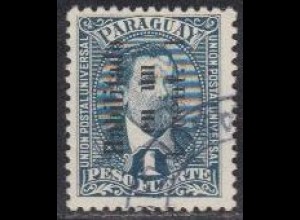 Paraguay Mi.Nr. 67 Freim. Präsident Juan Bautista Egusquiza (1 a.1)