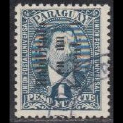 Paraguay Mi.Nr. 67 Freim. Präsident Juan Bautista Egusquiza (1 a.1)