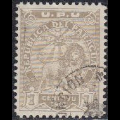 Paraguay Mi.Nr. 71 Freim. Wappenlöwe, Jahreszahl 1903 unten (1)