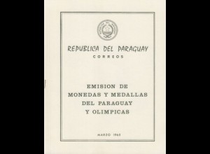 Paraguay Mi.Nr. Block 67II Olympia 1964 Tokio, Medaille 