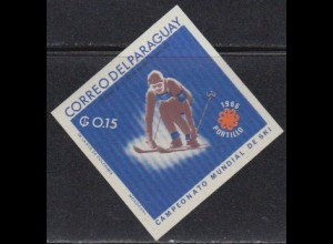 Paraguay Mi.Nr. 1643 Ski-WM Portillo, Abfahrtsläufer (0,15)