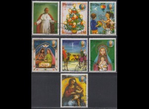 Paraguay Mi.Nr. 3726-32 Weihnachten 1983 (7 Werte)