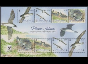 Pitcairn MiNr. Klbg.971-74 Phönixsturmvogel (mit 2 x 971-974)