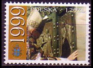 Polen Mi.Nr. 4039 25 J.Pontifikat Johannes Paul II, 1999, Hl. Pforte Rom (1,20)