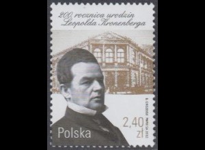 Polen Mi.Nr. 4553 200.Geb. Leopold Stanislaw Kronenberg, Handelsbank (2,40)