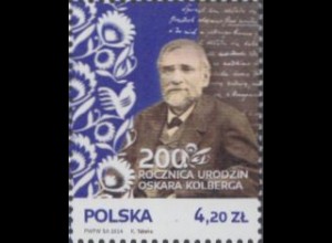 Polen Mi.Nr. 4660 200.Geb. Oskar Kolberg (4,20)