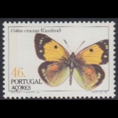 Portugal-Azoren Mi.Nr. 371A Insekten, Schmetterling (46)