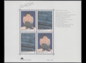 Portugal-Azoren Mi.Nr. Block 13 Europa 93, Zeitgenössische Kunst