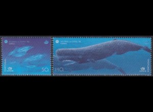Portugal-Azoren Mi.Nr. 468-69A EXPO '98 Lissabon, Wale (2 Werte)