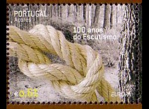 Portugal-Azoren Mi.Nr. 532 Europa 07, Pfadfinder, Kreuzknoten (0,61)