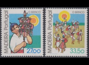 Portugal-Madeira Mi.Nr. 82-83 Volksbräuche, Brinco (2 Werte)