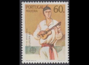 Portugal-Madeira Mi.Nr. 97 Europa 85, Europ.Jahr der Musik, Gitarre (60)