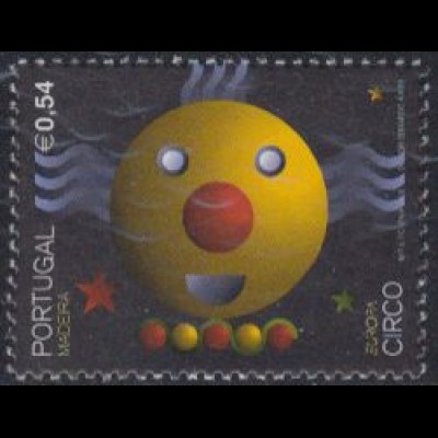 Portugal-Madeira Mi.Nr. 217A Europa 02, Zirkus, Clown (0,54)