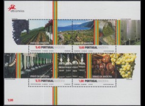 Portugal-Madeira Mi.Nr. Block 35 Madeira-Wein