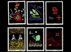 Portugal Mi.Nr. 892-897 500. Todestag von Heinrich dem Seefahrer (6 Werte)
