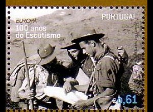 Portugal Mi.Nr. 3159 Europa 07, Pfadfinder mit Wanderkarte (0,61)