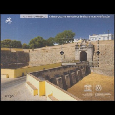 Portugal Mi.Nr. Block 364 UNESCO-Welterbe, Grenzstadt Elvas, Stadttor