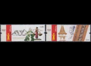 Portugal Mi.Nr. 4096-97 500.J.tag Ankunft portug.Missionare auf Timor (2 Werte)