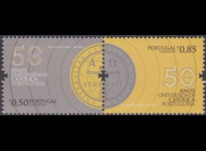 Portugal MiNr. Zdr.4339-40 Katholische Universität (Paar)