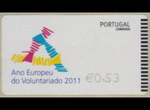 Portugal ATM Mi.Nr. 74 Freim. Europ.Jahr d.Freiwilligentätigkeit, skl. (0,53)