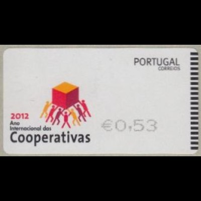 Portugal ATM Mi.Nr. 78 Freim. Int.Jahr der Genossenschaften, skl. (0,53)
