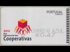 Portugal ATM Mi.Nr. 78 Freim. Genossenschaften m.Zudr.CORREIO AZUL, skl. (0,47)