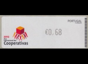 Portugal ATM Mi.Nr. 79 Freim. Int.Jahr der Genossenschaften, skl. (0,68)