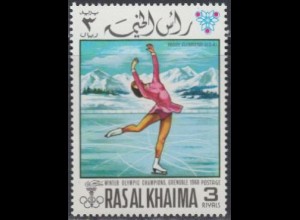 Ras al Khaima Mi.Nr. 258A Olympia 1968 Grenoble, Peggy Fleming (3)