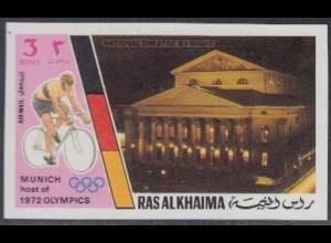 Ras al Khaima Mi.Nr. 728B Olympia 1972 München, Nationaltheater (3)