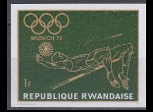 Ruanda Mi.Nr. 458B Olympiade 1972 München, Hochsprung, ungez. (1)
