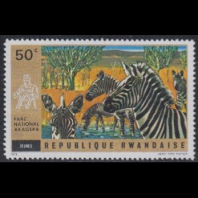 Ruanda Mi.Nr. 489A Akagera-National-Park, Zebras (50)
