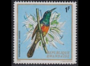 Ruanda Mi.Nr. 503A Vögel, Souimanga de Grauer (1)