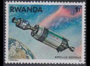 Ruanda Mi.Nr. 838A Raumfahrtunt. Apollo-Sojus, Apollo-Raumschiff (1)