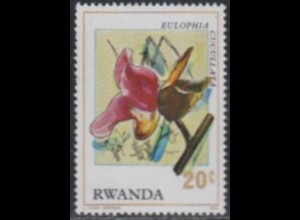 Ruanda Mi.Nr. 843A Orchideen, Eulophia cucullata (20)