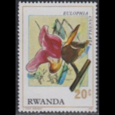 Ruanda Mi.Nr. 843A Orchideen, Eulophia cucullata (20)