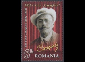 Rumänien Mi.Nr. 6595 100.Todestag Ion Luca Caragiale (5)