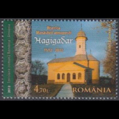 Rumänien Mi.Nr. 6644 500Jahre armenische Kirche Hagigadar (4,70)