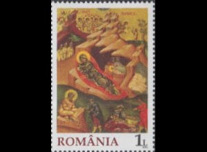 Rumänien Mi.Nr. 6658 Weihnachten, Ikone Christi Geburt (1)