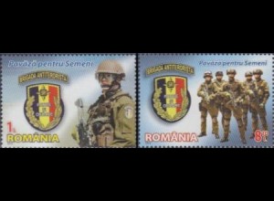 Rumänien Mi.Nr. 6668-69 Kämpfer gegen Terrorismus (2 Werte)