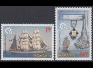 Rumänien Mi.Nr. 6816-17 Segelschulschiff Mircea (2 Werte)