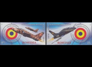 Rumänien MiNr. 7128-29 130.Geb.Henri Marie Coanda,Flugzeugkonstrukteur (2 Werte)