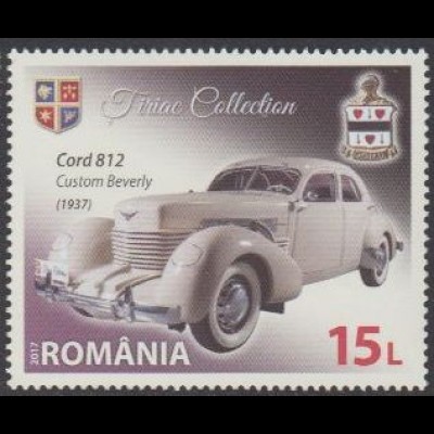 Rumänien MiNr. 7266 Oldtimer aus der Sammlung Ion Tiriac, Cord 812 (15)