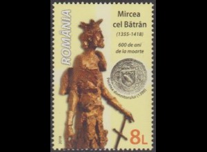 Rumänien MiNr. 7334 Mircea der Alte, Fürst der Walachei (8)